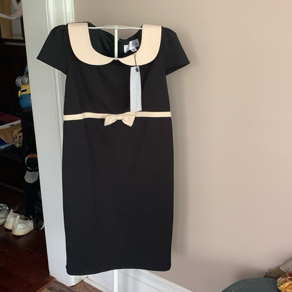 Paper Dolls front bow‎ dress w/peter pants color. NWT.